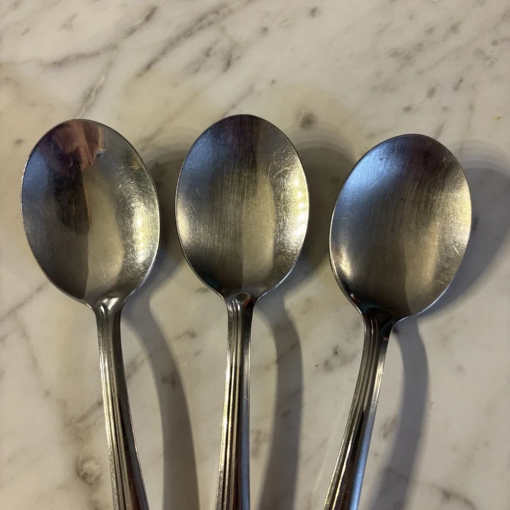 Vintage Set Of 3 Washington Forge‎ WF Stainless FINESSE 5 7/8
